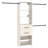 SuiteSymphony 84" W -120" W Closet System Kit with Drawers and Shoe Shelves