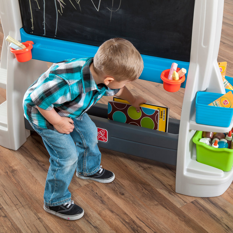 Step2 Jumbo Double-Sided Plastic Toddler Art Easel
