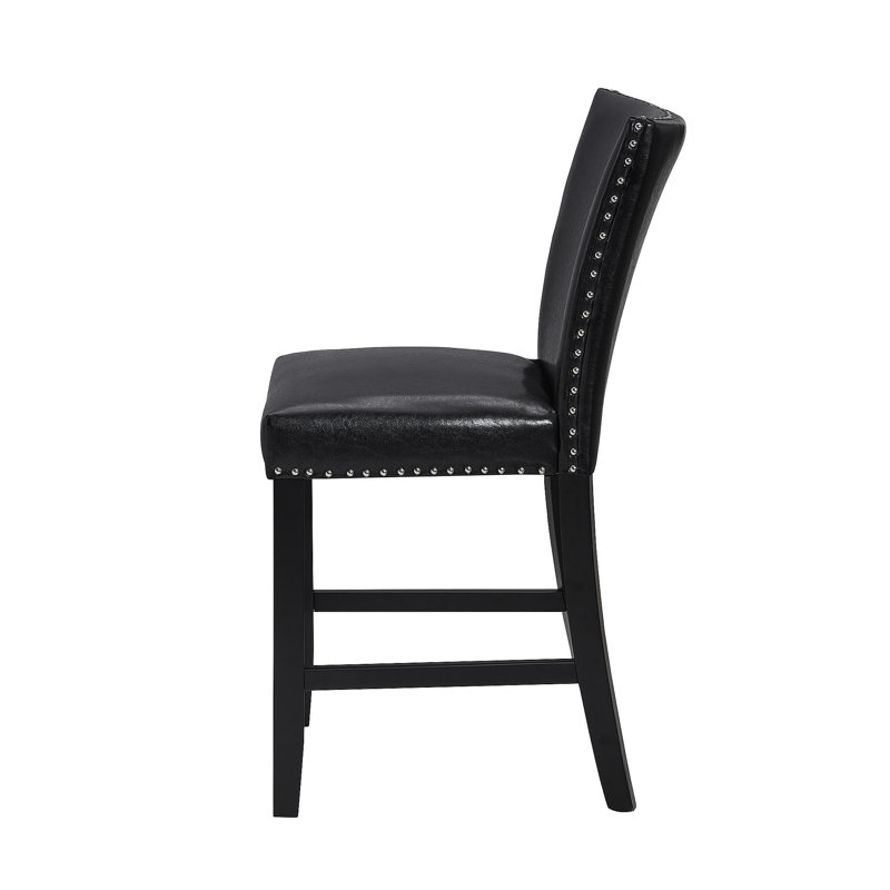 Fauteuil en polyuréthane 2pc, Noir