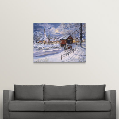 "winter-bateau" par jess hager, peinture sur toile