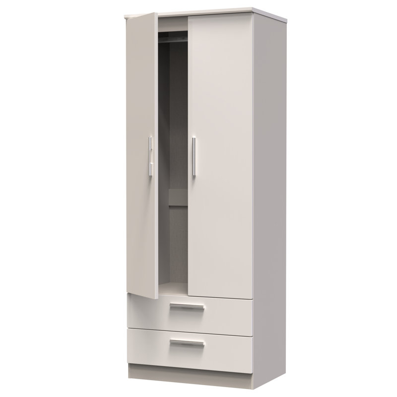 Borgeson Manufactured Wood Wardrobe, Gloss/Kashmir