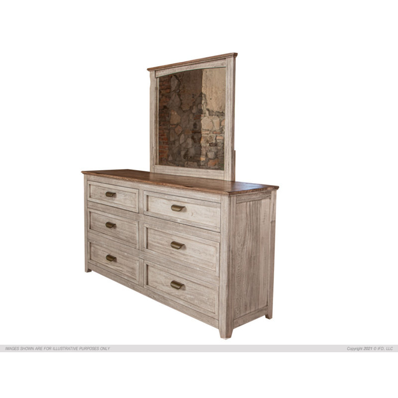 Commode 6 tiroirs Sahara (MIROIR NON INCLUS)