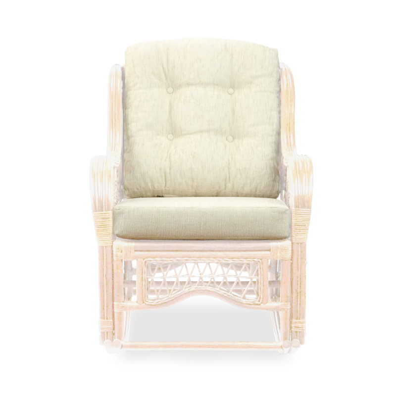 Chaise berçante Malibu, Crème, Colonial