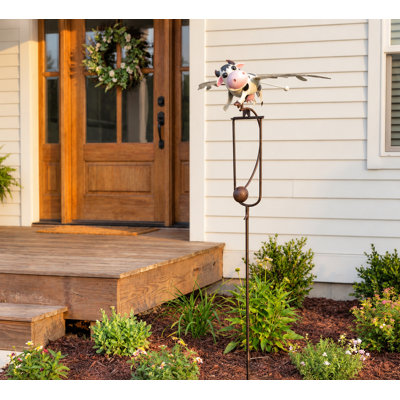Art de jardin extérieur avec piquet rustique