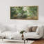 Serene Creek In Forest Vintage Nature Landscape, reproduction d'art sur toile-98041940-111568098