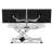 VersaDesk PowerPro Elite Corner Standing Desk Converter, 36" x 31" Electric Sit-Stand Desk Riser with Programmable Height, App Control & USB Charging – White-1607930787