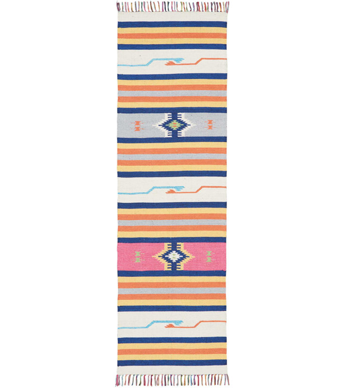 Bridgemon Striped Indoor Rug, Runner 2'3" x 7'6"
