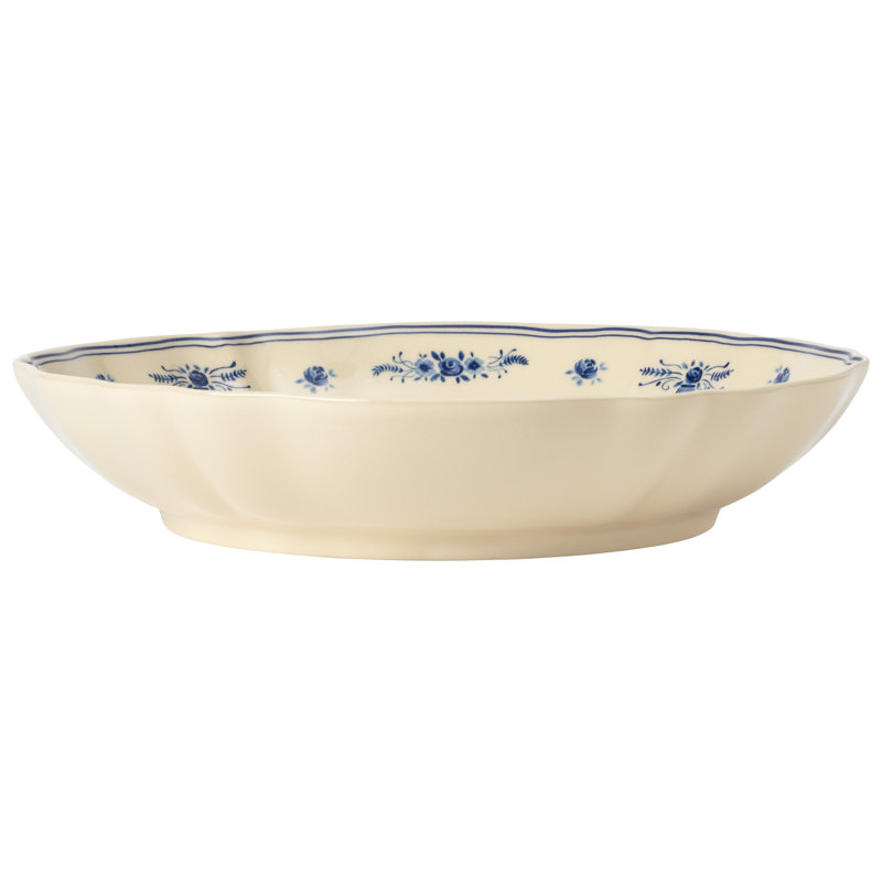 Vila Pasta Server, Beige/Blue