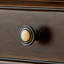 Table basse ovale de rangement American-style