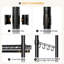 115cm Rolling Clothing Rack-1996520114