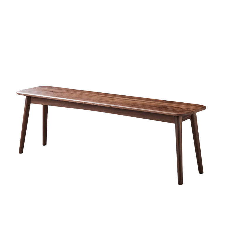Banc en bois massif Minique, H 16,92 po x l 62,99 po x P 12,59 po