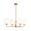 Lustre en verre opale 4 lumières à intensité variable-758959855