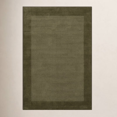 Hand-Tufted Striped Bohemian Rug
