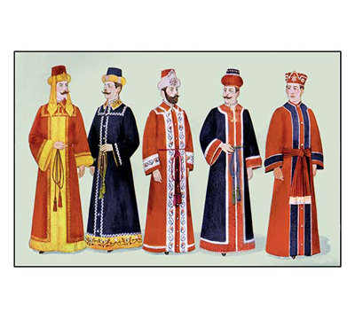 «Odd Fellows: Men in Simple robes», reproduction d'art
