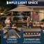 Pavillon de jardin robuste de 8 pi x 5 pi, auvent ventilé à deux niveaux avec auvents latéraux réglables, structure en acier, tablettes et crochets pour la cour, le jardin et le jardin, kaki-129906143-129906140