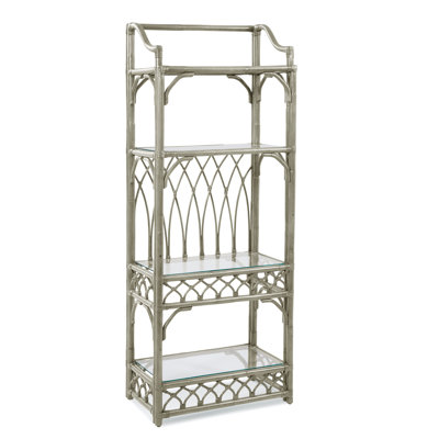 Étagère à livres en osier / rotin H 78 "x l 32" Edgewater