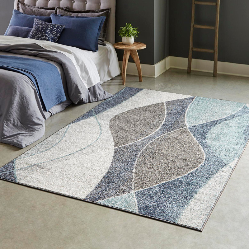 Harelda Geometric Indoor Rug, Rectangle 5'3" x 8'