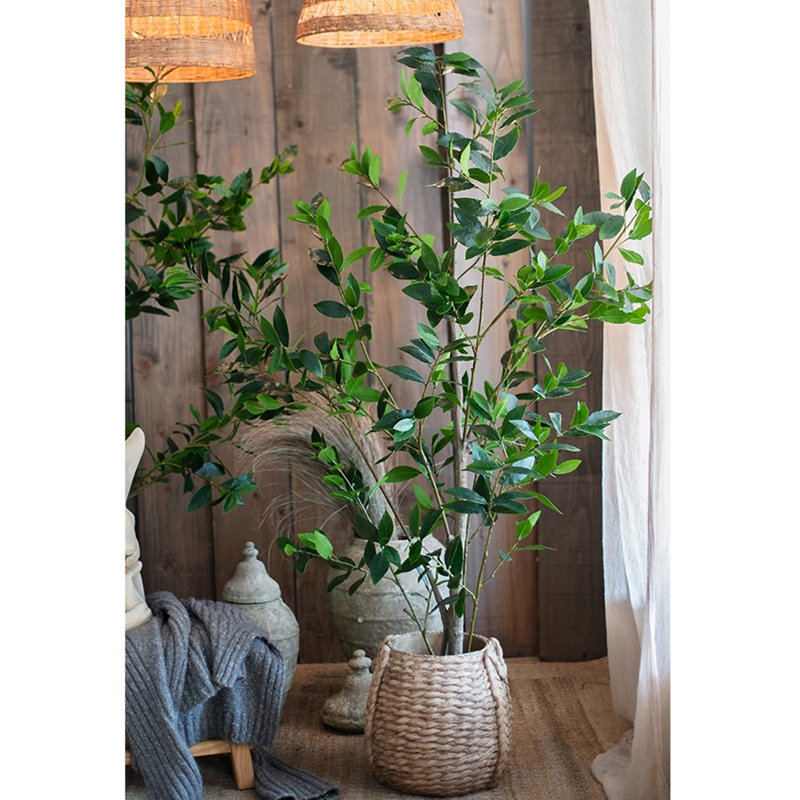 Pot de fleurs vert artificiel Bay Tree