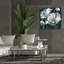 "Epun Graffiti" Transluncent Poppies Navy "par Albena Hristova, art mural sur toile-102878378