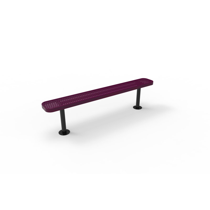 Banc de parc en plastique Dicken, Mauve