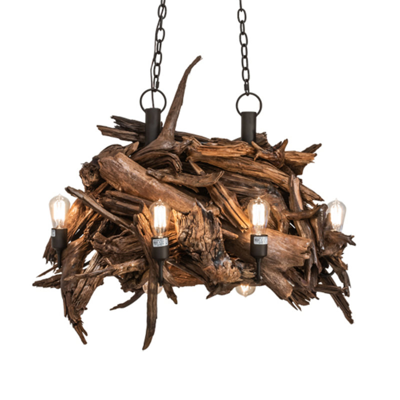 Driftwood 8 - Light Chandelier
