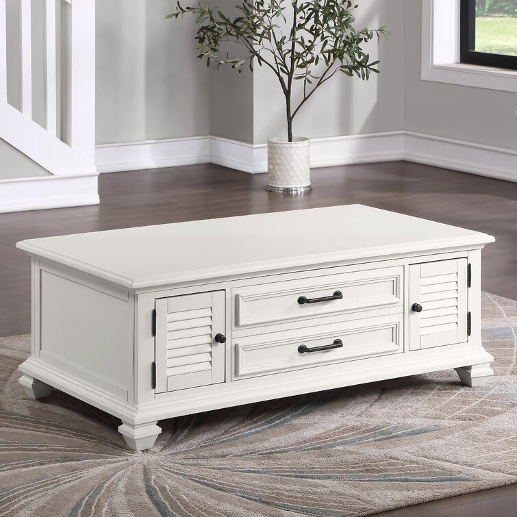 Allson Lift Top Solid Coffee Table with Storage