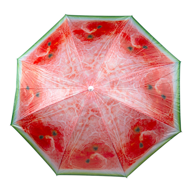Parasol de plage 5,2' pastèque Zimmer