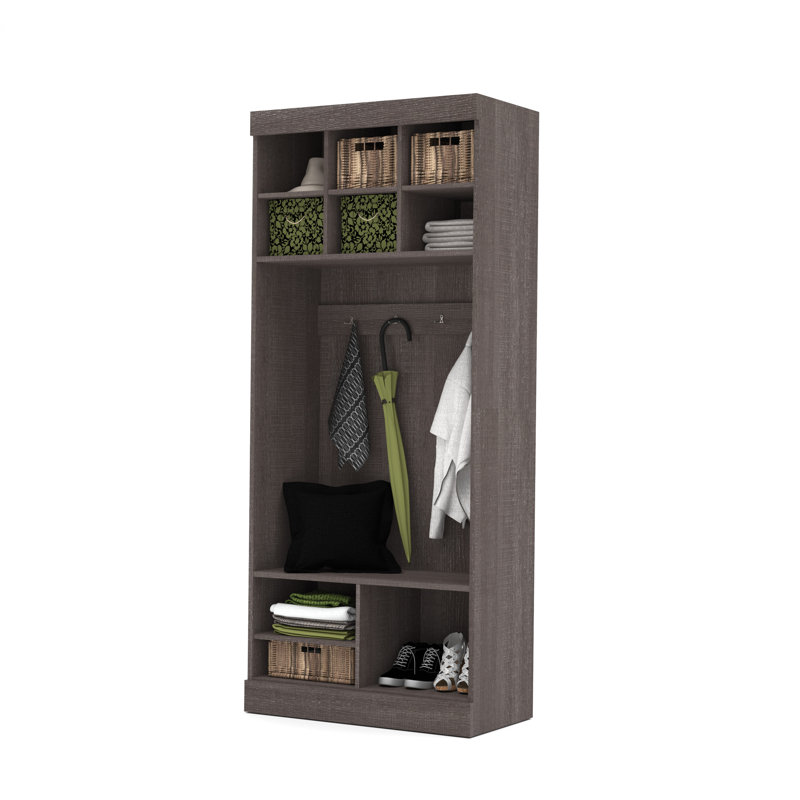 Arlex 35.8'' Walk-In Tower, Bark Grey
