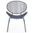 Andrighetti Outdoor Metal Mesh Shell Chairs-615870364
