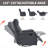 Heat Massage Manual Recliner Chair With Rocker And Swivel-561426456