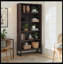 70.8" Bookcase, Large Bookshelf Organizer With 5-Tier Storage Shelves