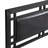 Jet Black Modern Twin Size Metal Platform Bed with Sturdy Support Structure, No Box Spring Required