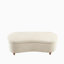 Boucle Flip Top Storage Bench Cream See Below