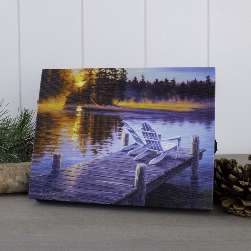 Magic Morning 8X6 Lighted Tabletop Canvas