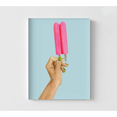 «Kyle Popsicle Summer I» par Grace Popp, impression d'affiche de Popsicle, impression d'art de crème glacée, art de Popsicle de cuisine, décor de maison d'été plage