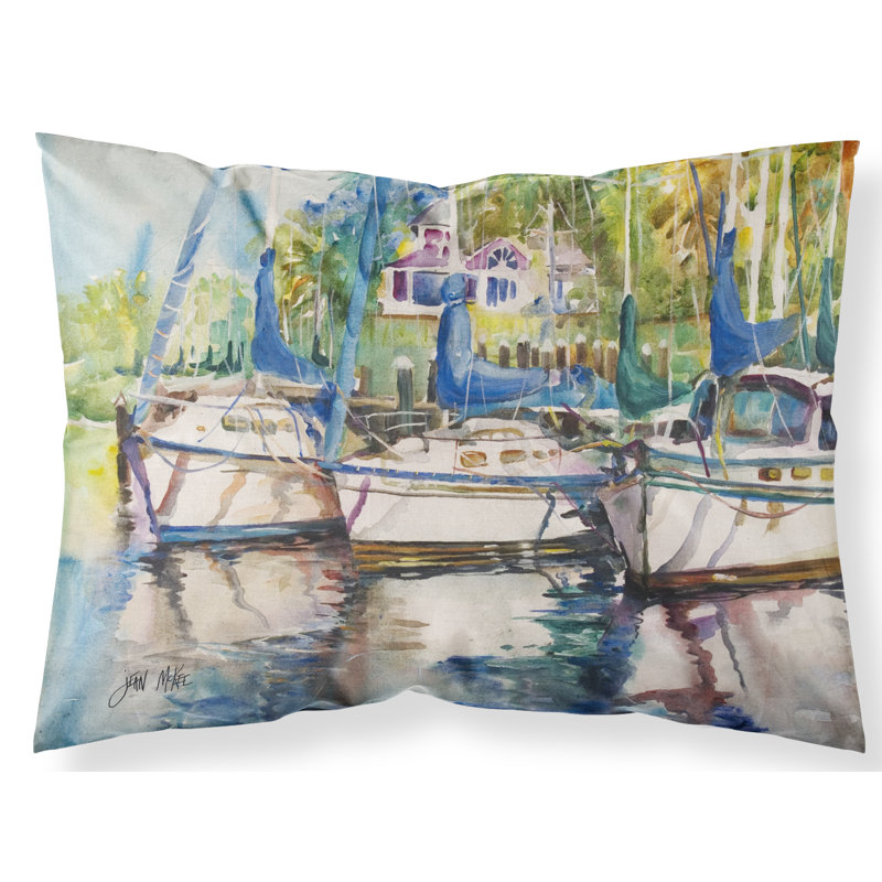 Étui de coussin de tissu sécuritaire voiliers