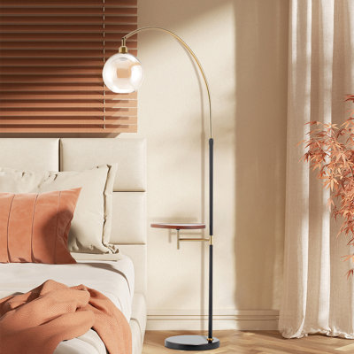Aumiller 180cm Black Arched Floor Lamp