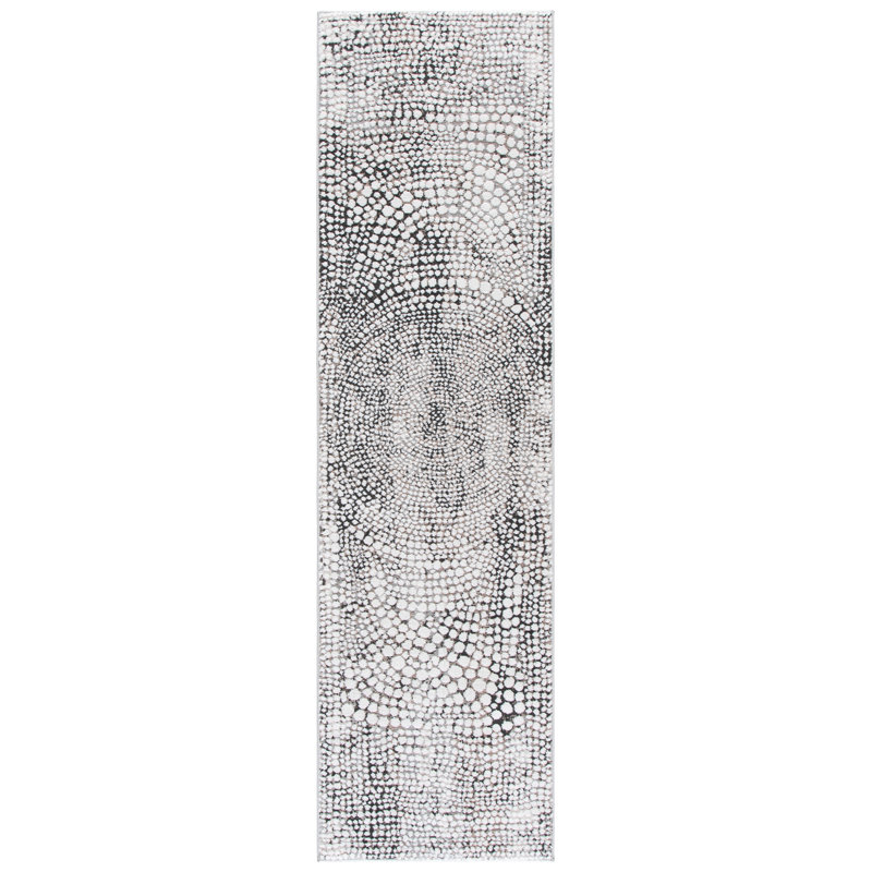 Lunara Power Loom Polyester; Jute/Sisal; Polypropylene Plastic Abstract Indoor Rug, 2'-2" x 8'-0" Runner