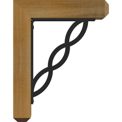 Loera 4" Triple Brace Craftsman Ironcrest Bracket