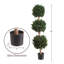 Ensemble de deux arbres artificiels Hedyotis Primrue
