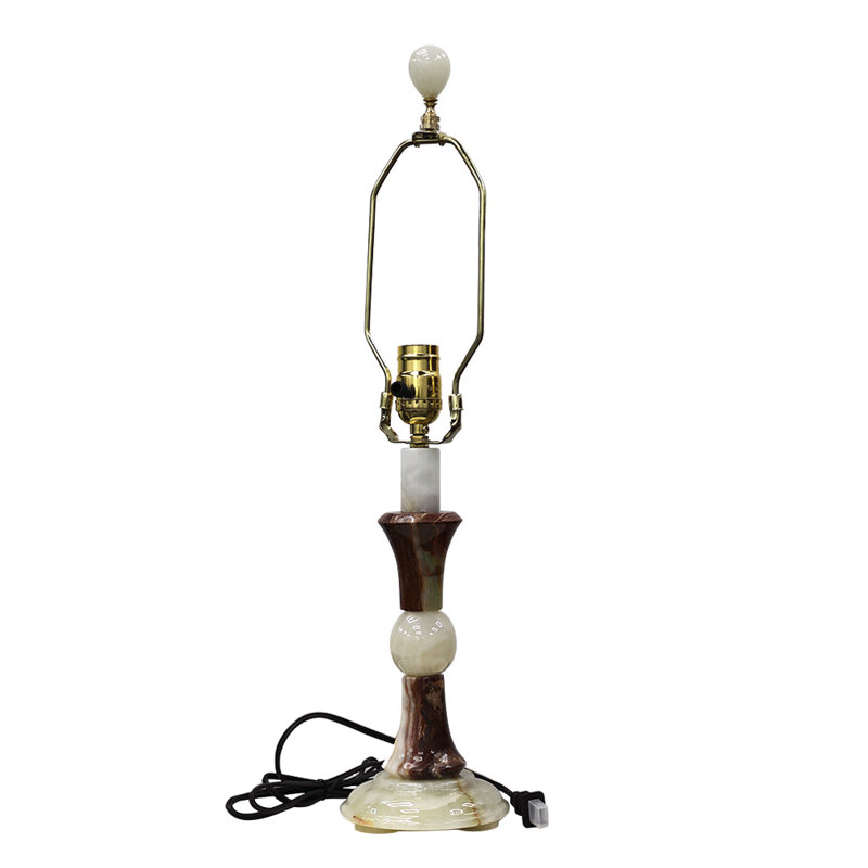 21.75" Tall Onyx Table Lamp "Chandra", Chartreuse