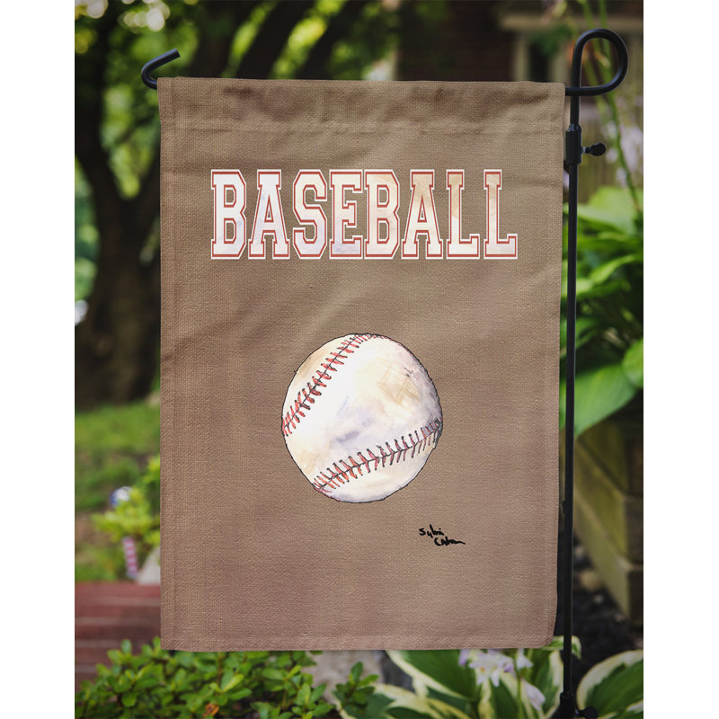 Drapeau de jardin 2 côtés baseball