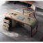 Bureau d'ordinateur italien avec cabinet d'appoint-441342321