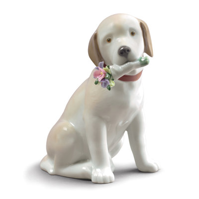 This Bouquet Is for You Dog Figurine