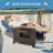 Dasai Wicker Outdoor Recliner Chair with Table-1533563790-1533563789