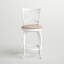 Brumback Wood Swivel Upholstered Stool-1418715382-1418715381