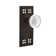 Craftsman Plate with Crystal Meadows Knob