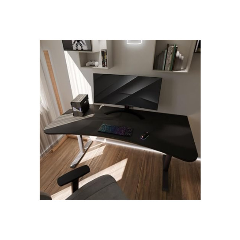 Bureau de jeu Arena , Gris / Noir