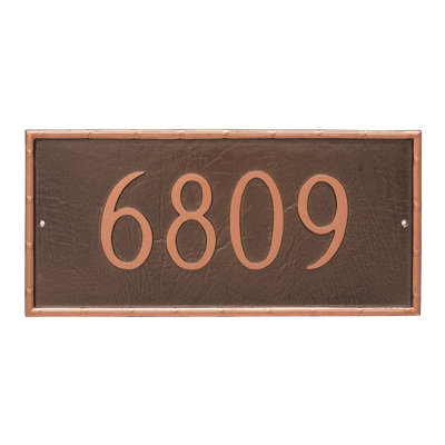 Washington 1-Line Wall Address Plaque