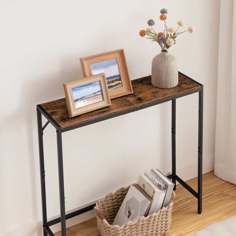 Cheverly 30.1'' Console Table, Rustic Brown